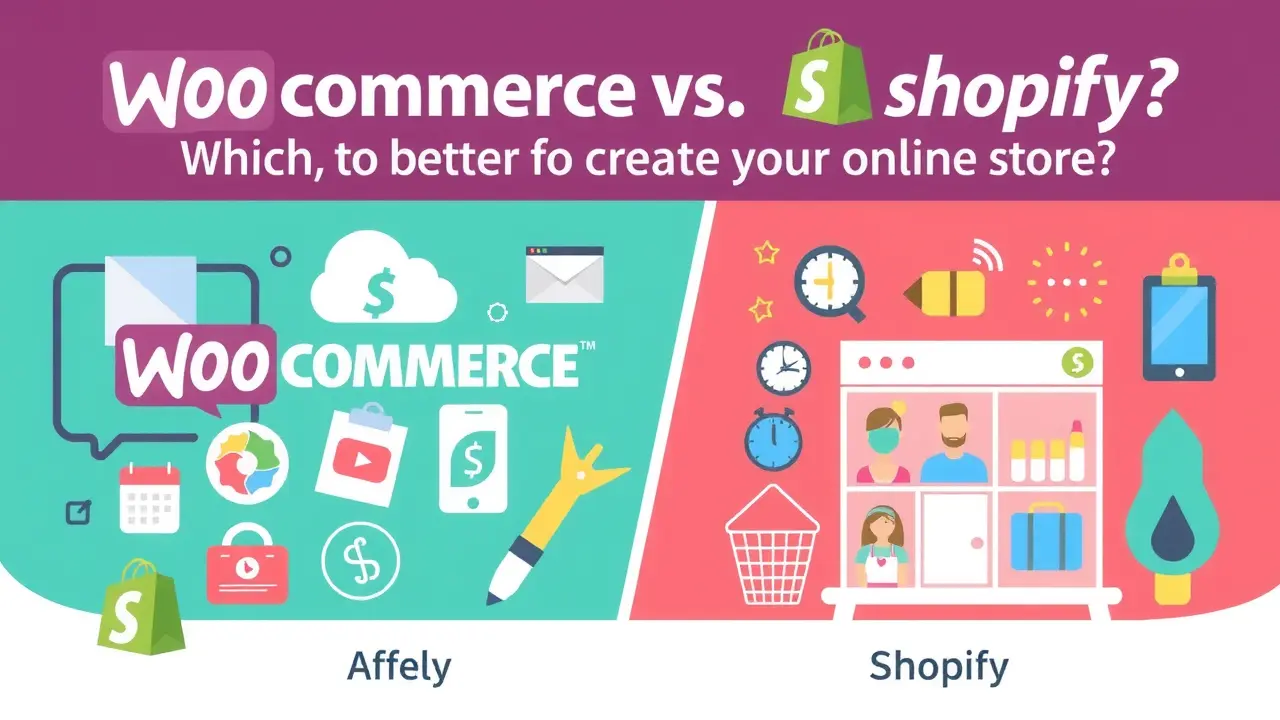 مقارنة بين WooCommerce و Shopify